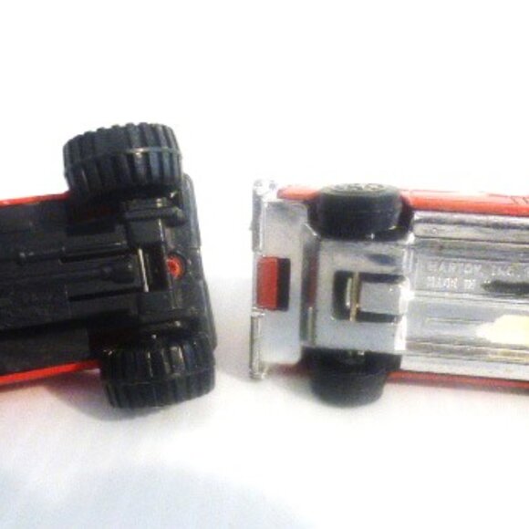 4x COKE DINKY CARS Coke Van Coke Pick Up Truck Hartoy Hong Kong Coke Delivery - Picture 11 of 11